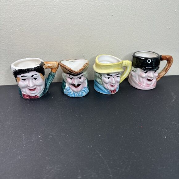 Vintage Mini Toby Jug Mug Character Head Mug Made in Occupied‎ Japan 1950s Lot 4 - Picture 1 of 8